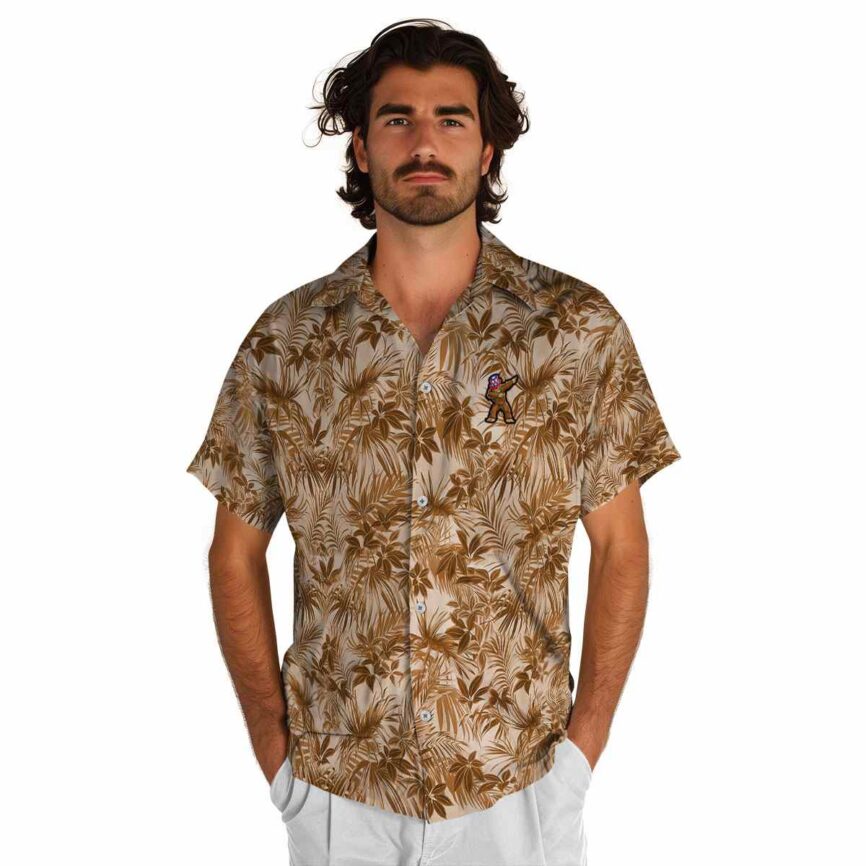 Bigfoot Foliage Print Hawaiian Shirt New Arrival