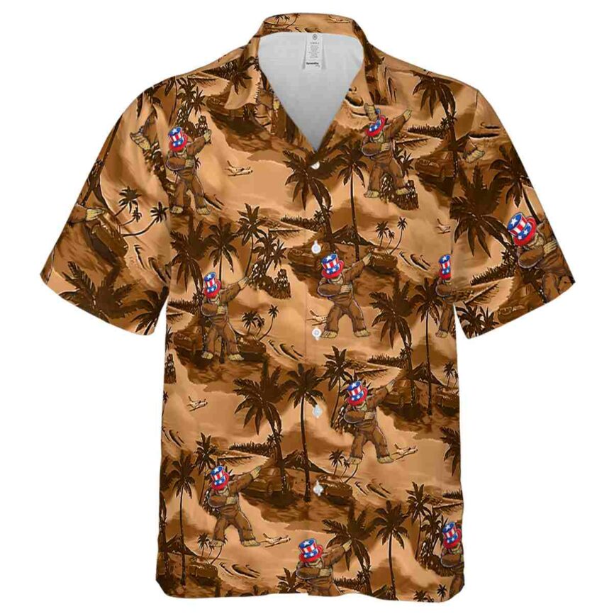 Bigfoot Island Beach Hawaiian Shirt Fashion forward