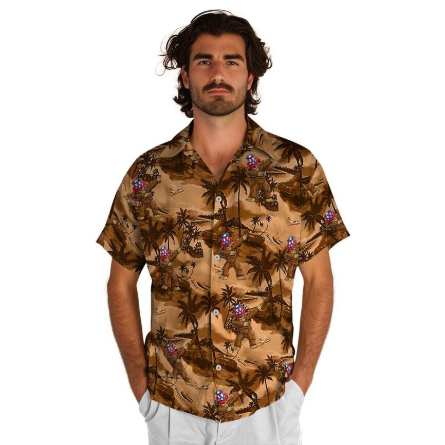 Bigfoot Island Beach Hawaiian Shirt New Arrival