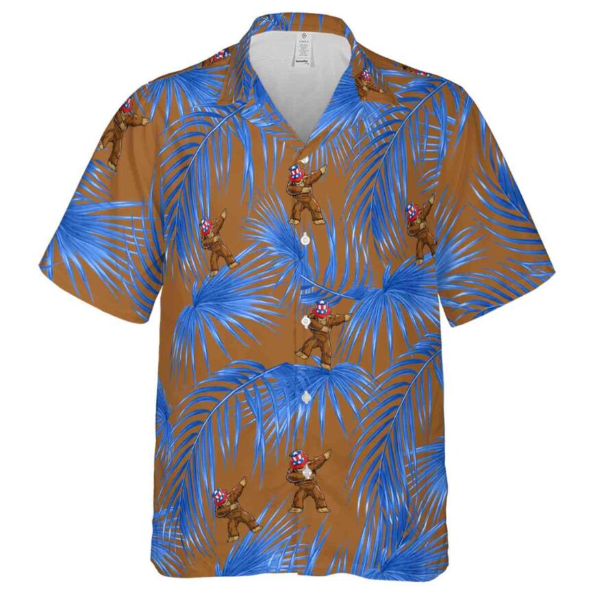 Bigfoot Palm Frond Hawaiian Shirt Fashion forward