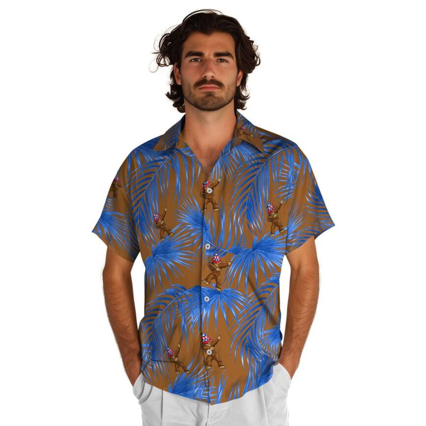 Bigfoot Palm Frond Hawaiian Shirt New Arrival