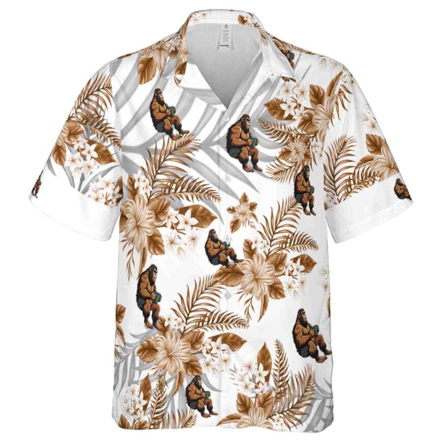 Bigfoot Tropical Blossom Hawaiian Shirt Fashion forward