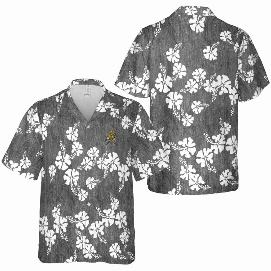 Biker Hibiscus Blossom Hawaiian Shirt Premium grade