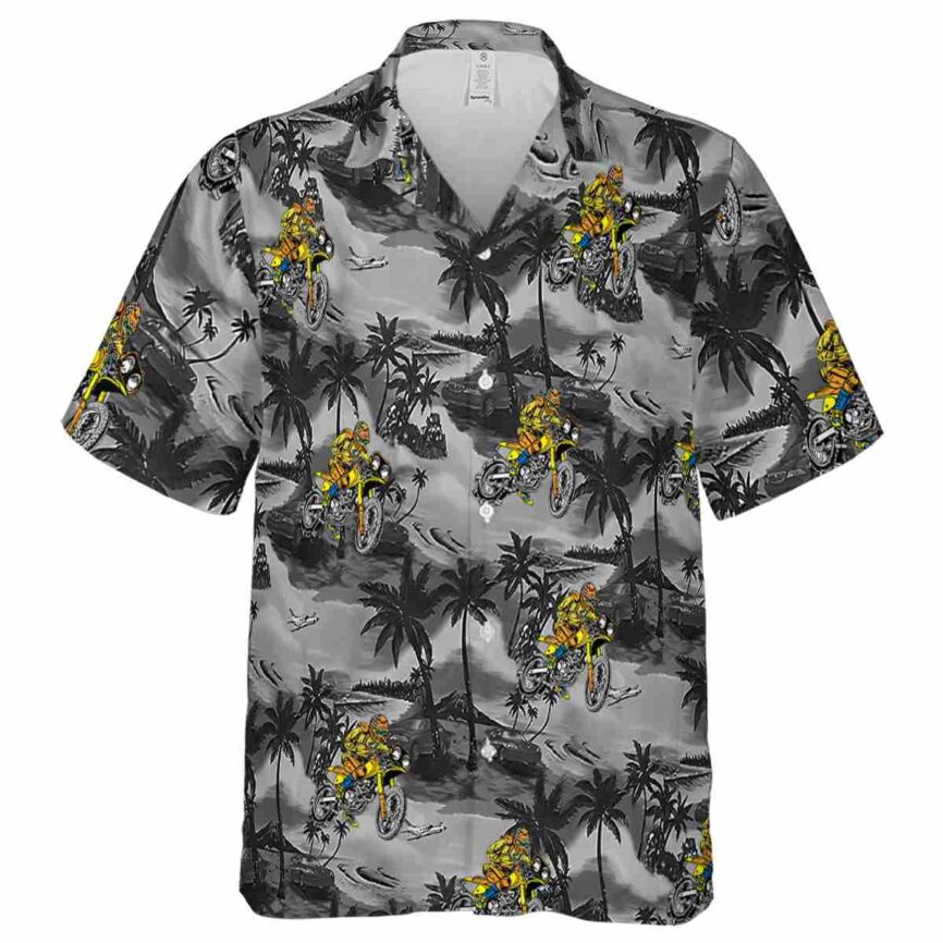 Biker Island Beach Hawaiian Shirt Fashion forward