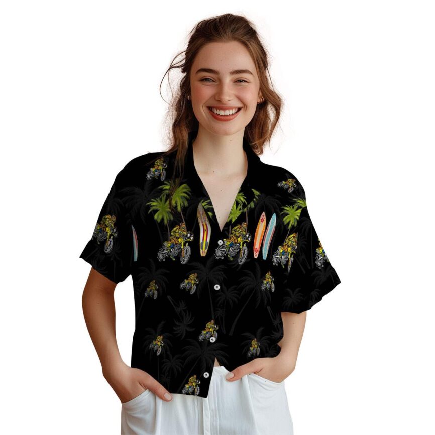 Biker Island Theme Hawaiian Shirt Top rated