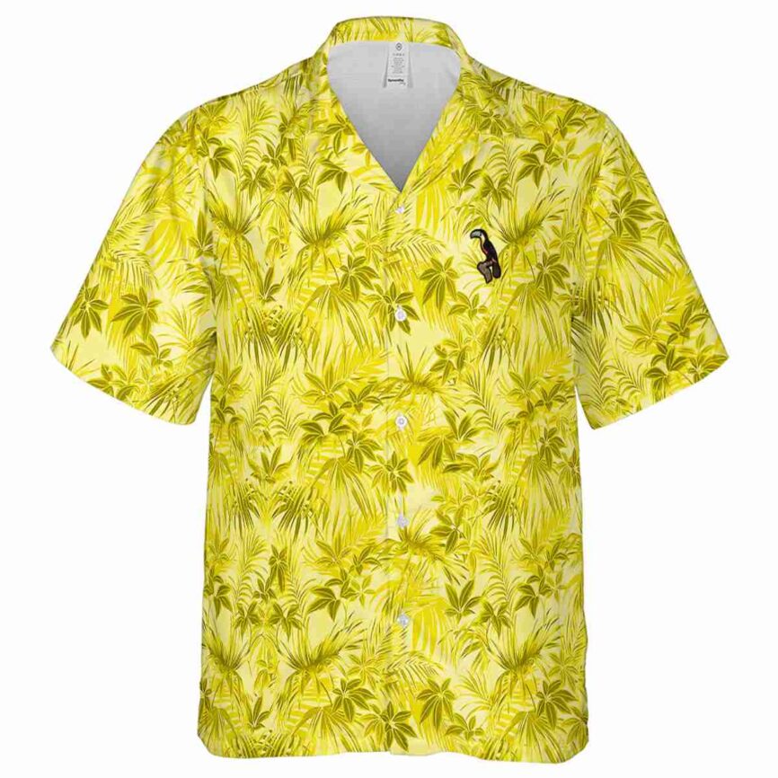 Bird Foliage Print Hawaiian Shirt Fashion forward