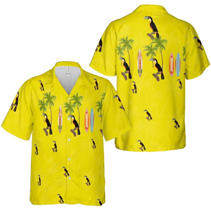 Bird Island Theme Hawaiian Shirt Premium grade