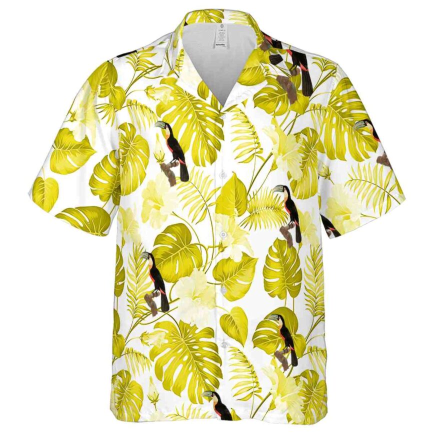 Bird Leaf Pattern Hawaiian Shirt Fashion forward