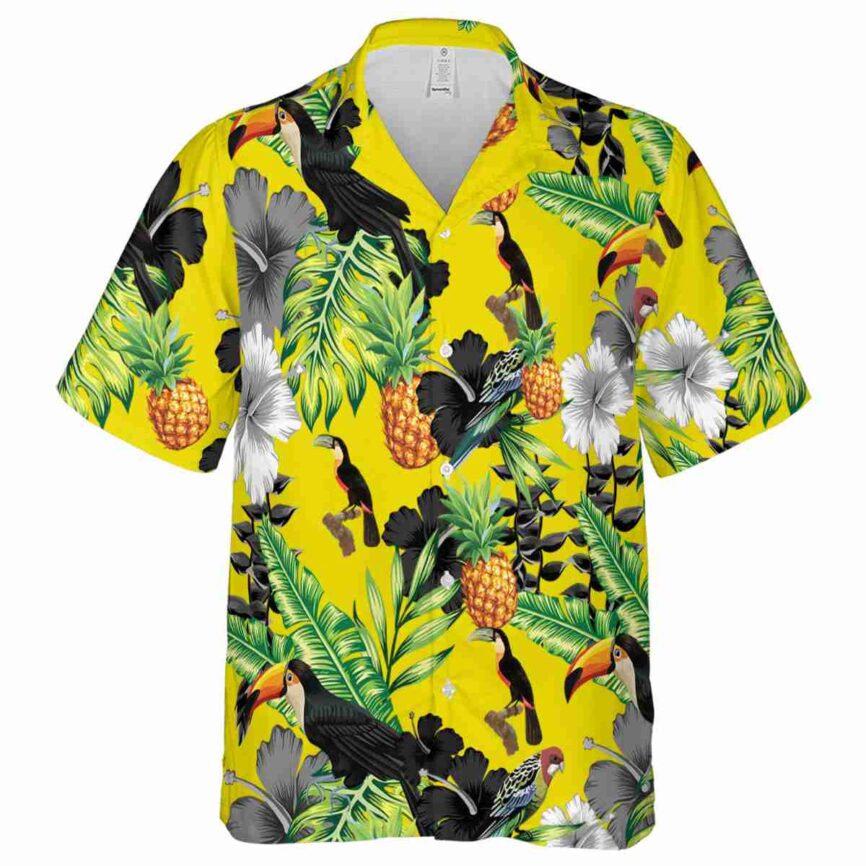 Bird Leafy Toucan Hawaiian Shirt Fashion forward