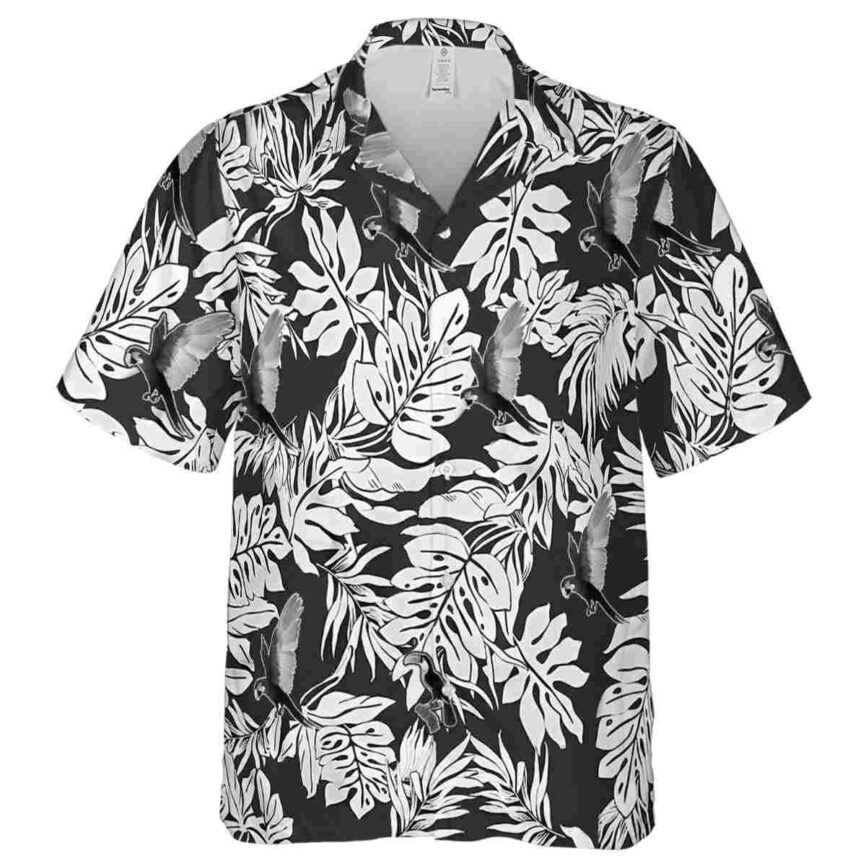 Bird Monstera Foliage Hawaiian Shirt Fashion forward