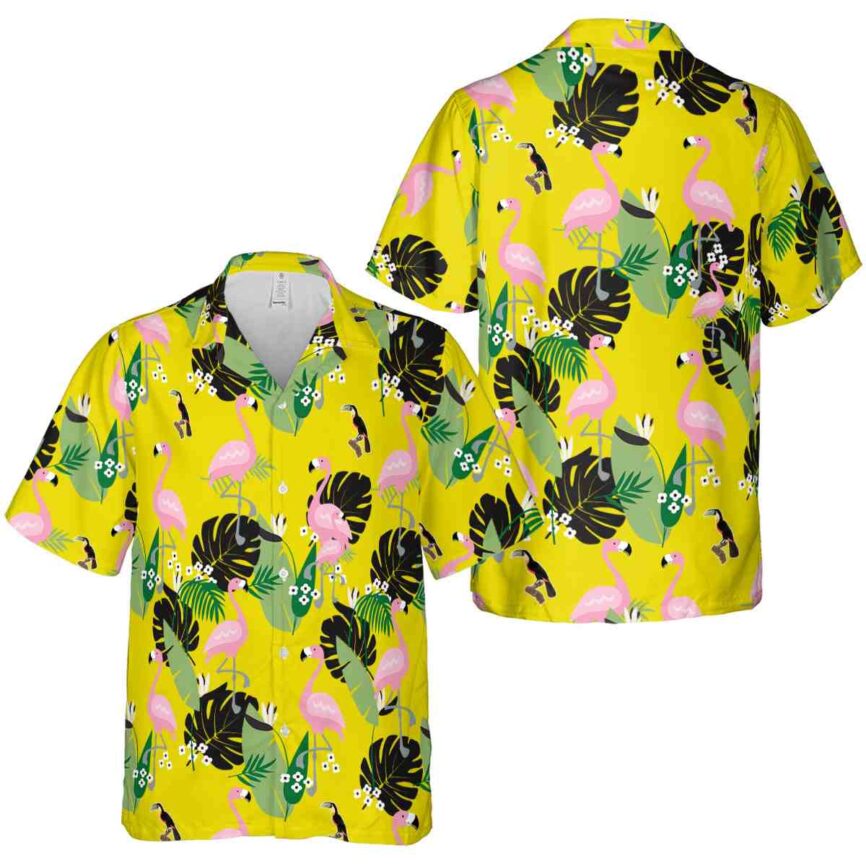 Bird Tropical Flamingo Hawaiian Shirt Premium grade