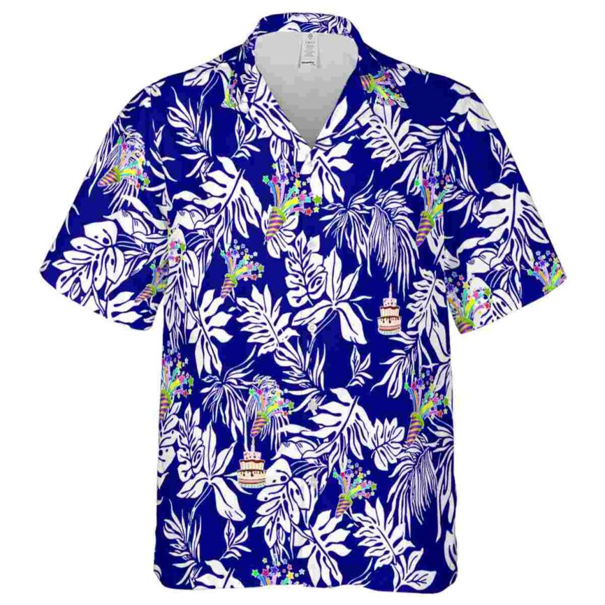 Birthday Bold Foliage Hawaiian Shirt Fashion forward