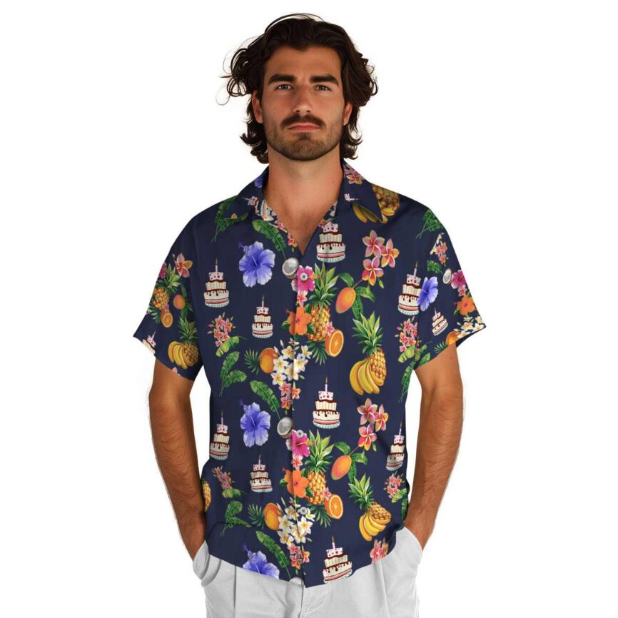 Birthday Fruit Pattern Hawaiian Shirt New Arrival