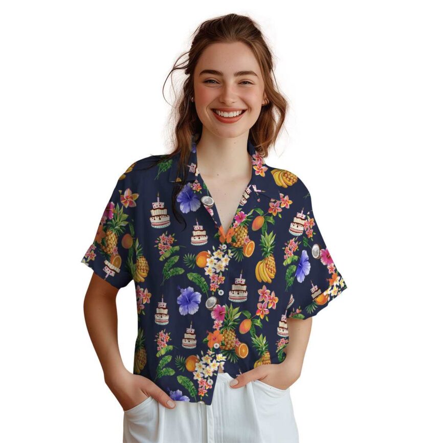 Birthday Fruit Pattern Hawaiian Shirt Top rated