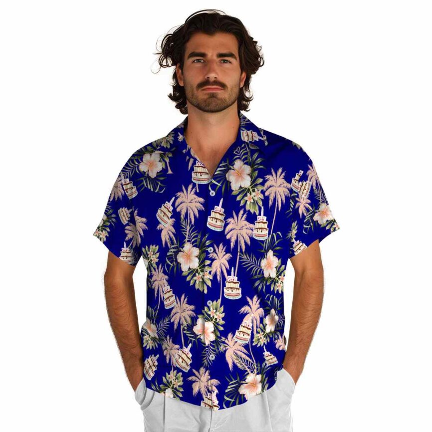 Birthday Hibiscus Palm Hawaiian Shirt New Arrival