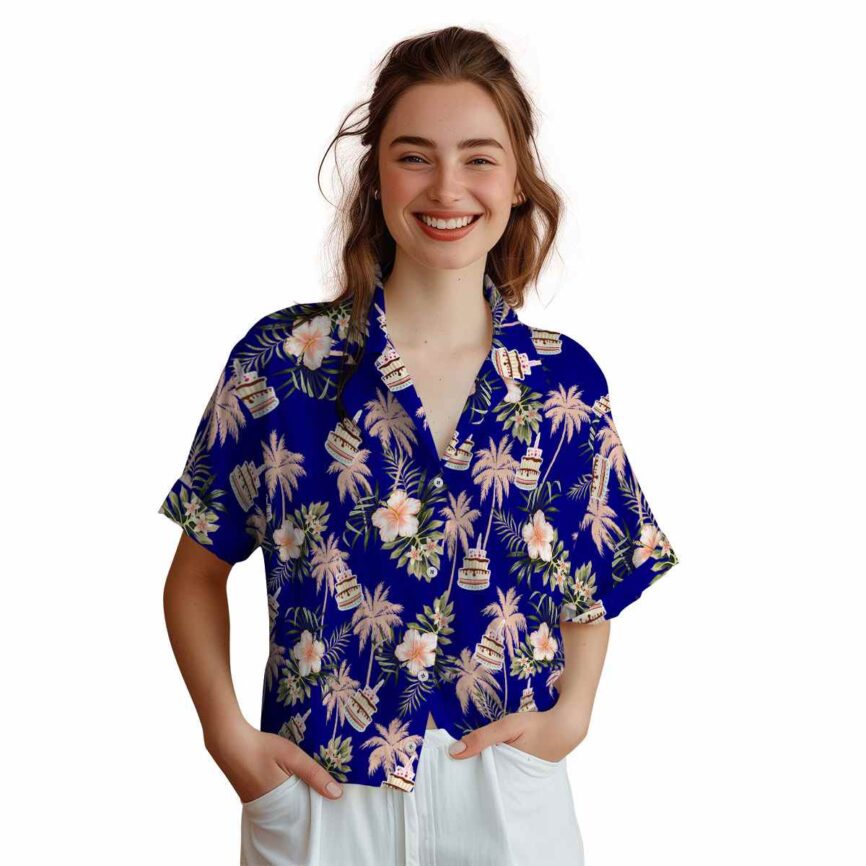 Birthday Hibiscus Palm Hawaiian Shirt Top rated