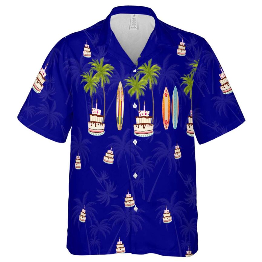 Birthday Island Theme Hawaiian Shirt Fashion forward