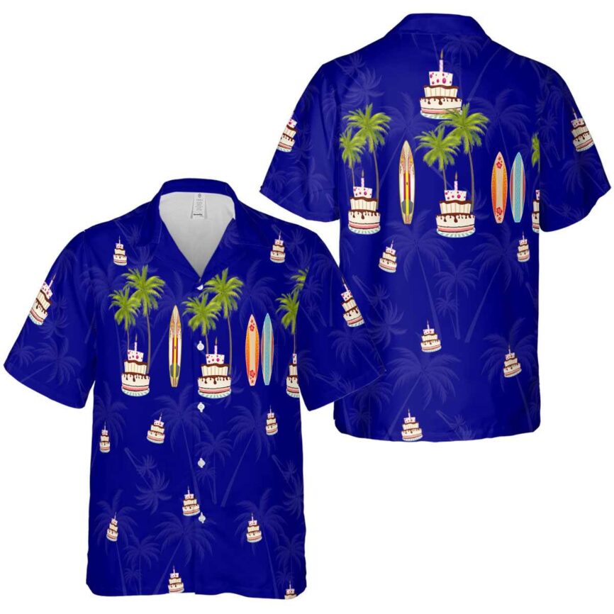 Birthday Island Theme Hawaiian Shirt Premium grade