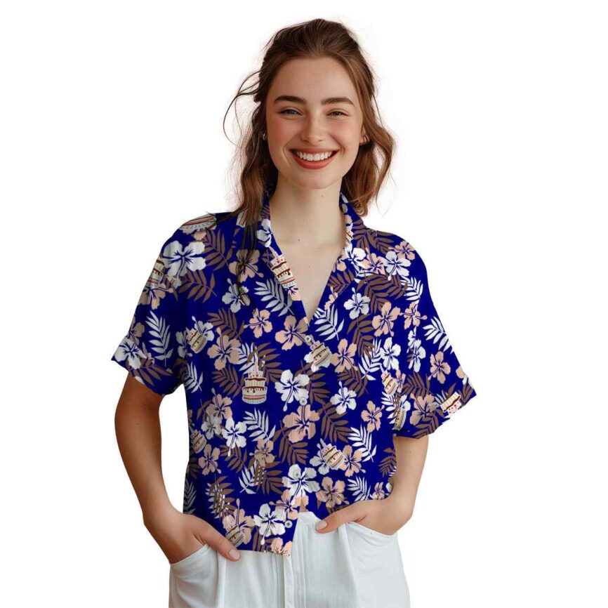 Birthday Leafy Hibiscus Hawaiian Shirt Top rated