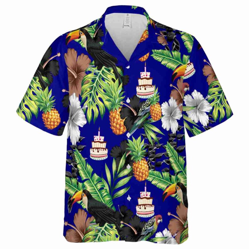 Birthday Leafy Toucan Hawaiian Shirt Fashion forward