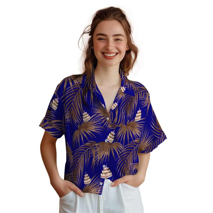 Birthday Palm Frond Hawaiian Shirt Top rated