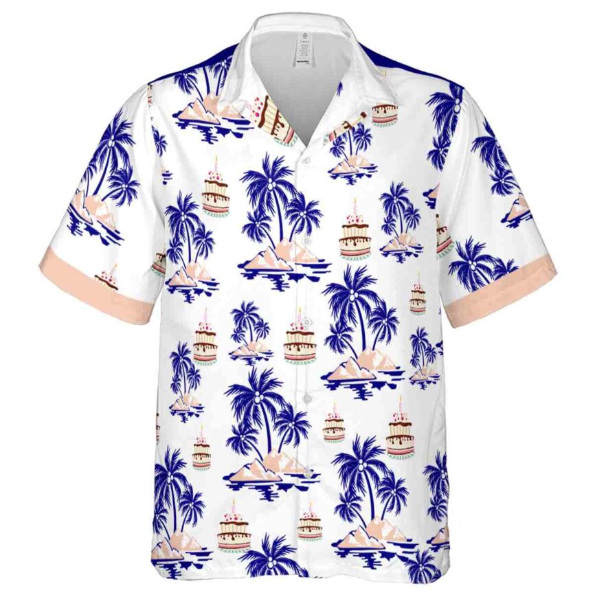 Birthday Palm Island Graphic Hawaiian Shirt Fashion forward