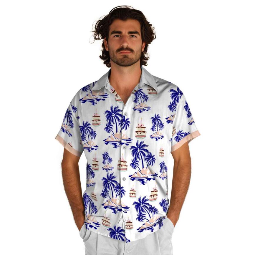 Birthday Palm Island Graphic Hawaiian Shirt New Arrival