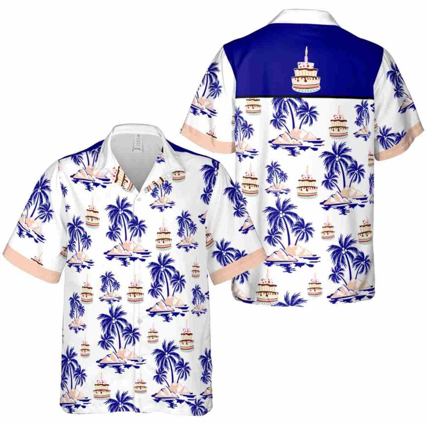 Birthday Palm Island Graphic Hawaiian Shirt Premium grade