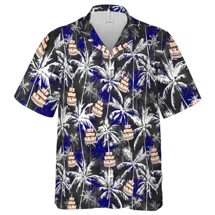 Birthday Palm Themed Hawaiian Shirt Fashion forward