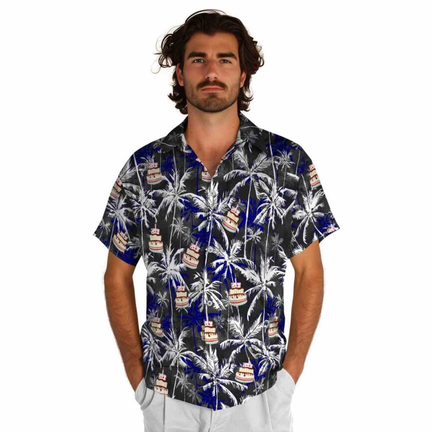 Birthday Palm Themed Hawaiian Shirt New Arrival