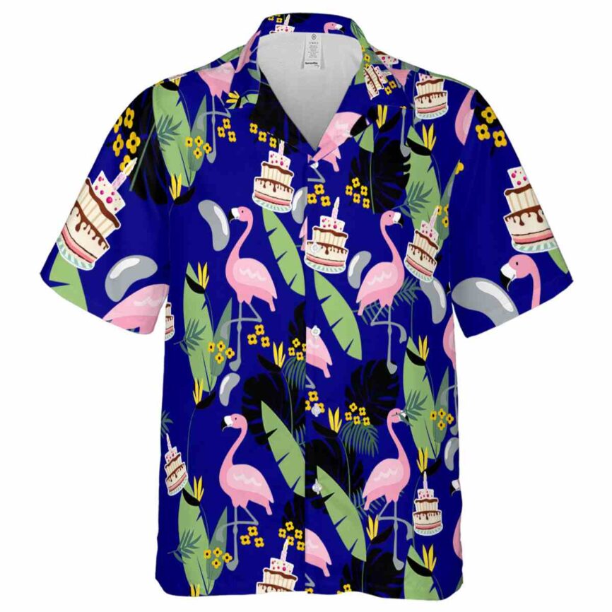 Birthday Pink Flamingo Hawaiian Shirt Fashion forward