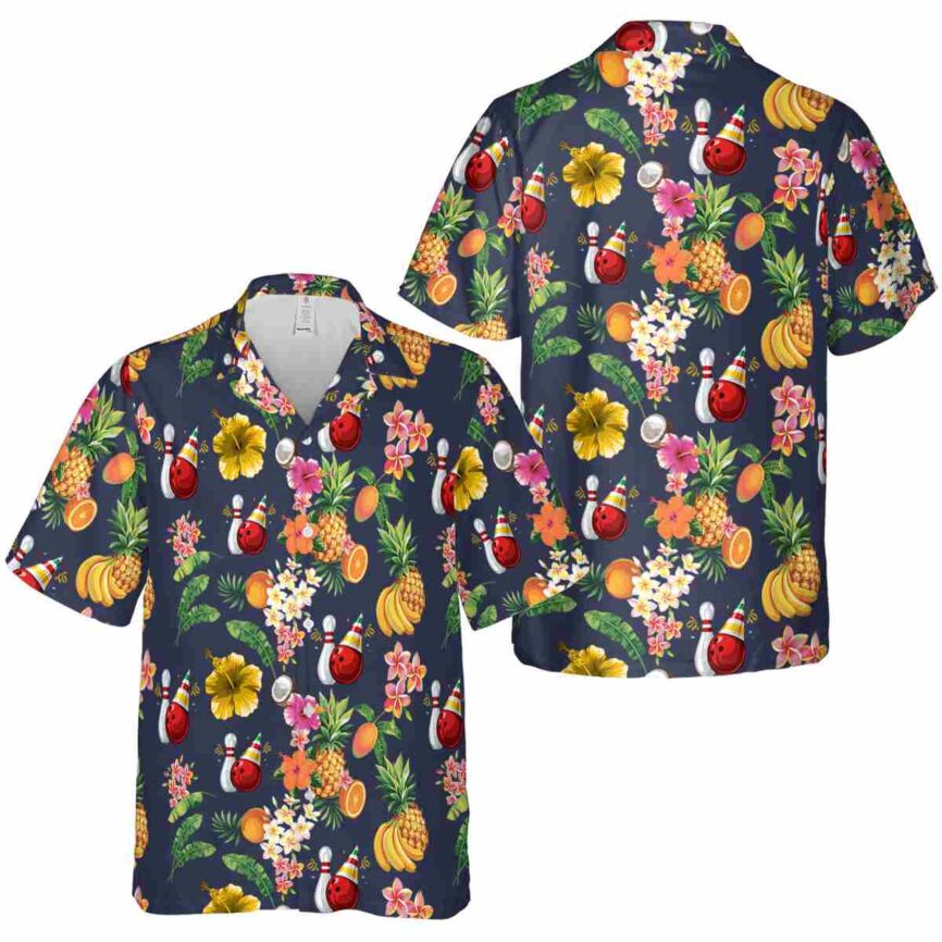 Bowling Fruit Pattern Hawaiian Shirt Premium grade