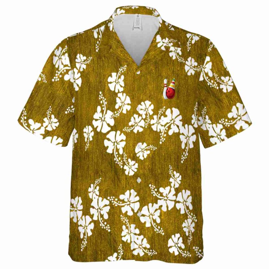 Bowling Hibiscus Blossom Hawaiian Shirt Fashion forward