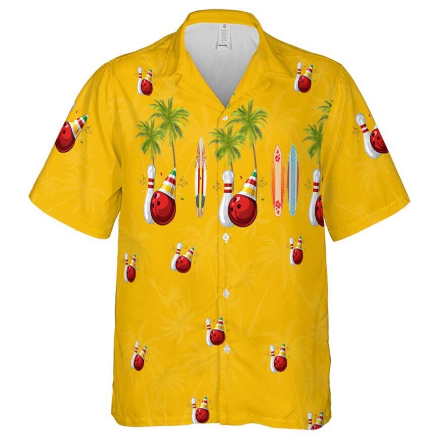 Bowling Island Theme Hawaiian Shirt Fashion forward