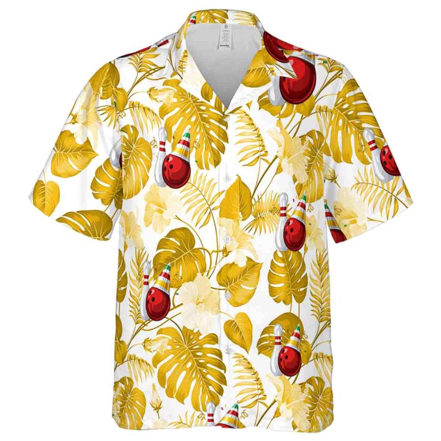 Bowling Leaf Pattern Hawaiian Shirt Fashion forward