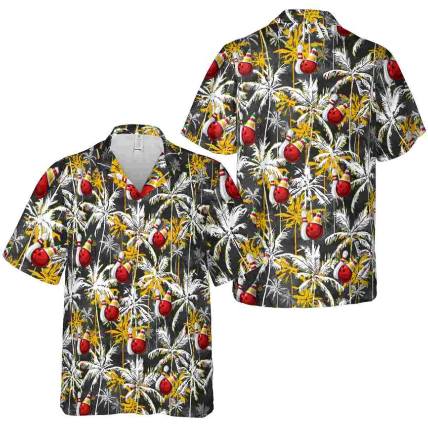 Bowling Palm Themed Hawaiian Shirt Premium grade