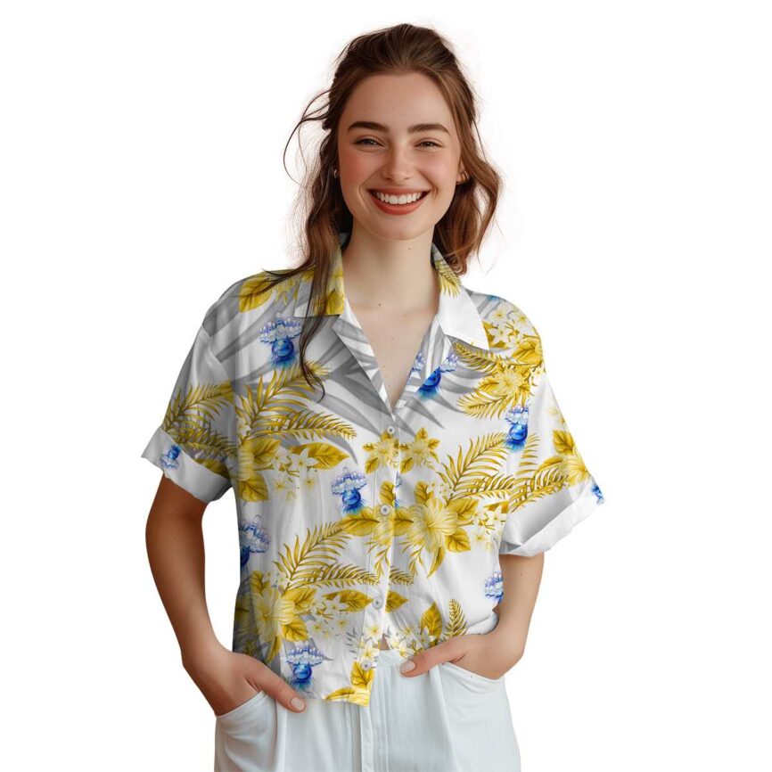 Bowling Tropical Blossom Hawaiian Shirt Top rated