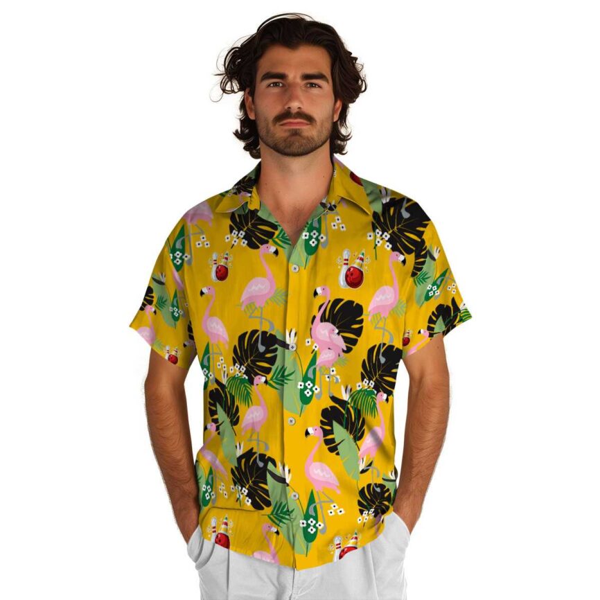 Bowling Tropical Flamingo Hawaiian Shirt New Arrival