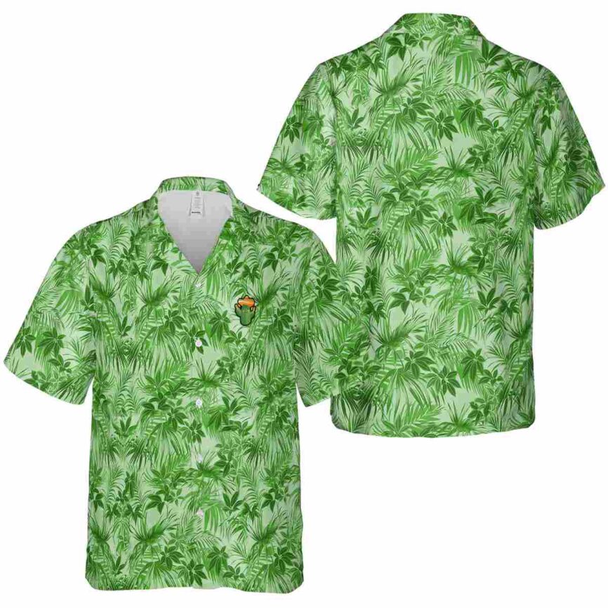 Cactus Foliage Print Hawaiian Shirt Premium grade