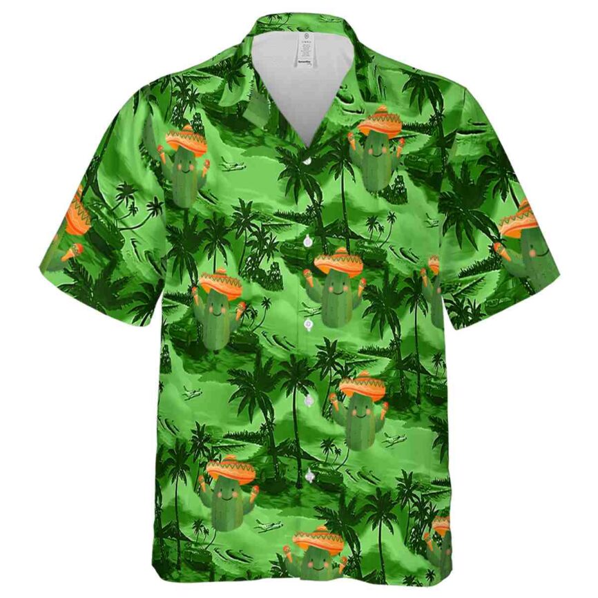 Cactus Island Beach Hawaiian Shirt Fashion forward