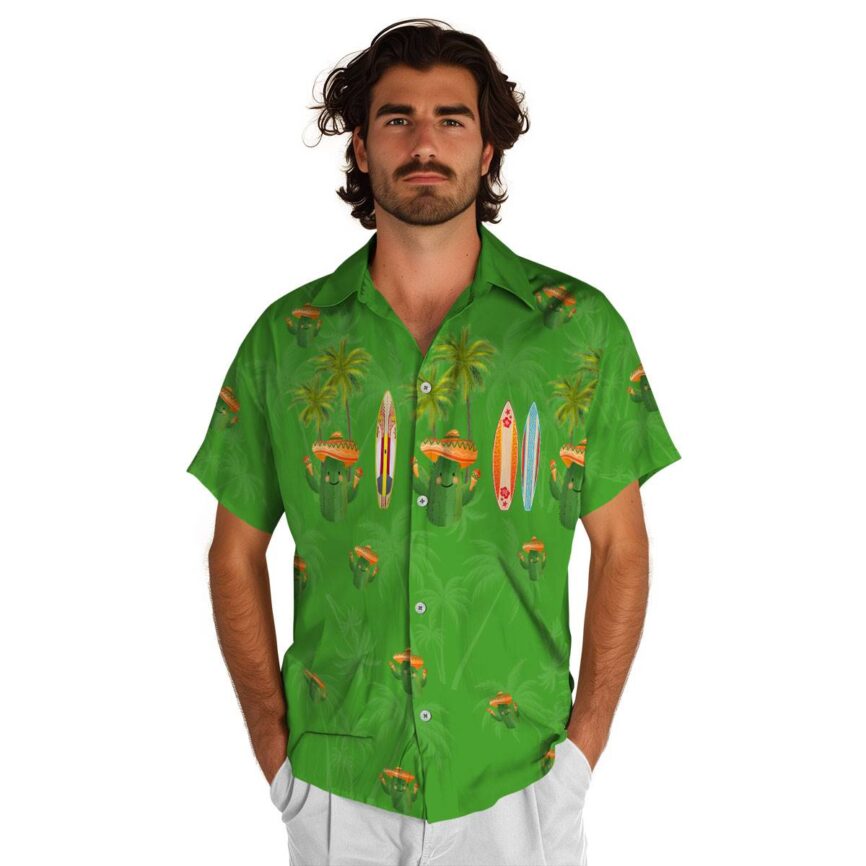 Cactus Island Theme Hawaiian Shirt New Arrival