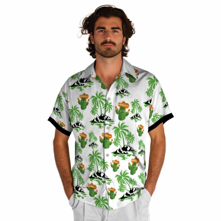 Cactus Palm Island Graphic Hawaiian Shirt New Arrival