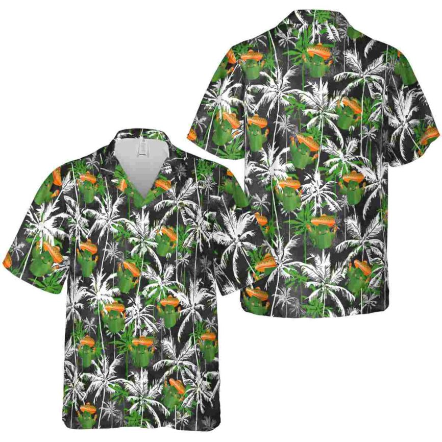 Cactus Palm Themed Hawaiian Shirt Premium grade