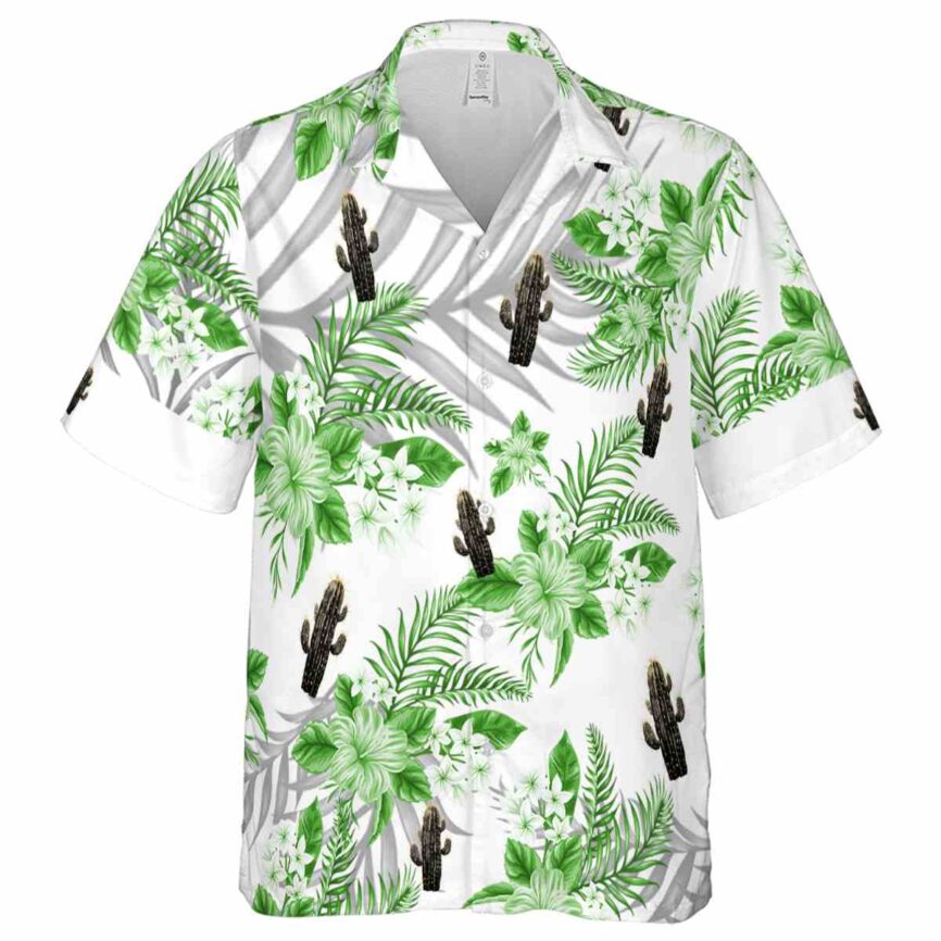 Cactus Tropical Blossom Hawaiian Shirt Fashion forward