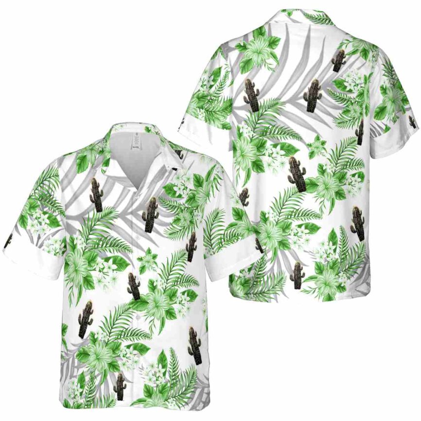 Cactus Tropical Blossom Hawaiian Shirt Premium grade