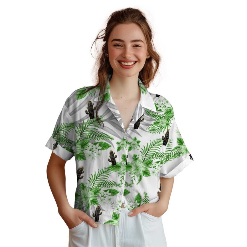 Cactus Tropical Blossom Hawaiian Shirt Top rated