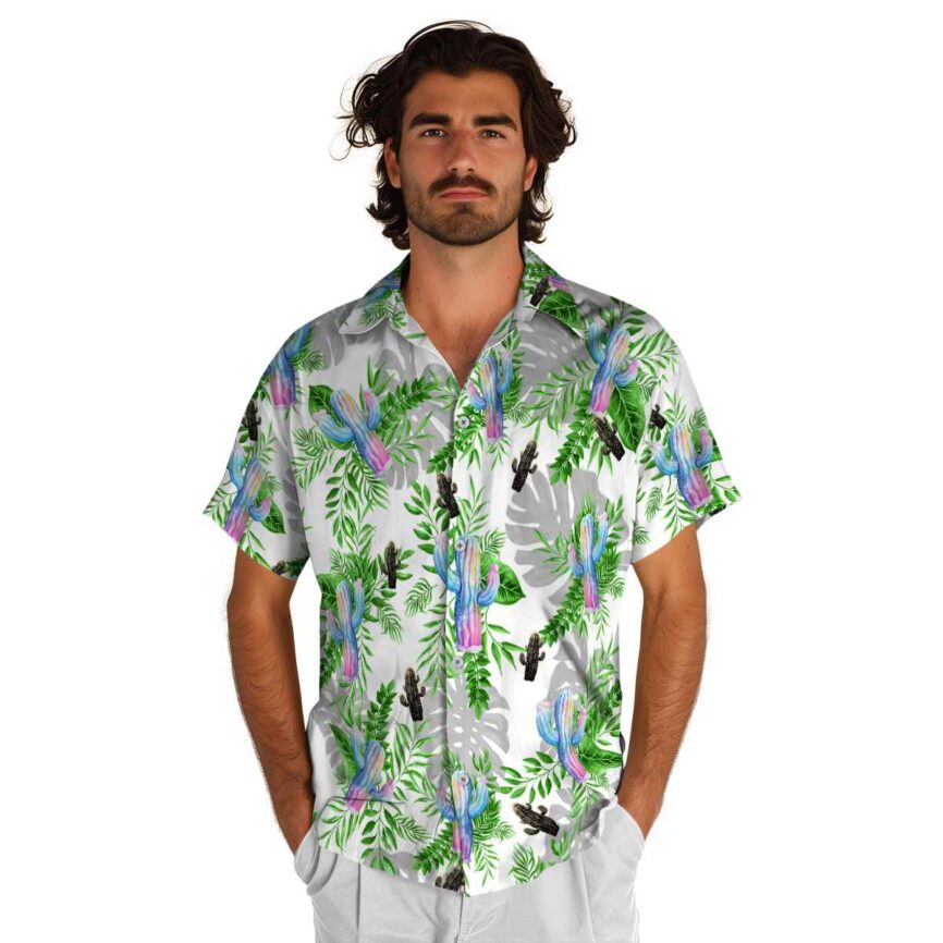 Cactus Tropical Fronds Hawaiian Shirt New Arrival