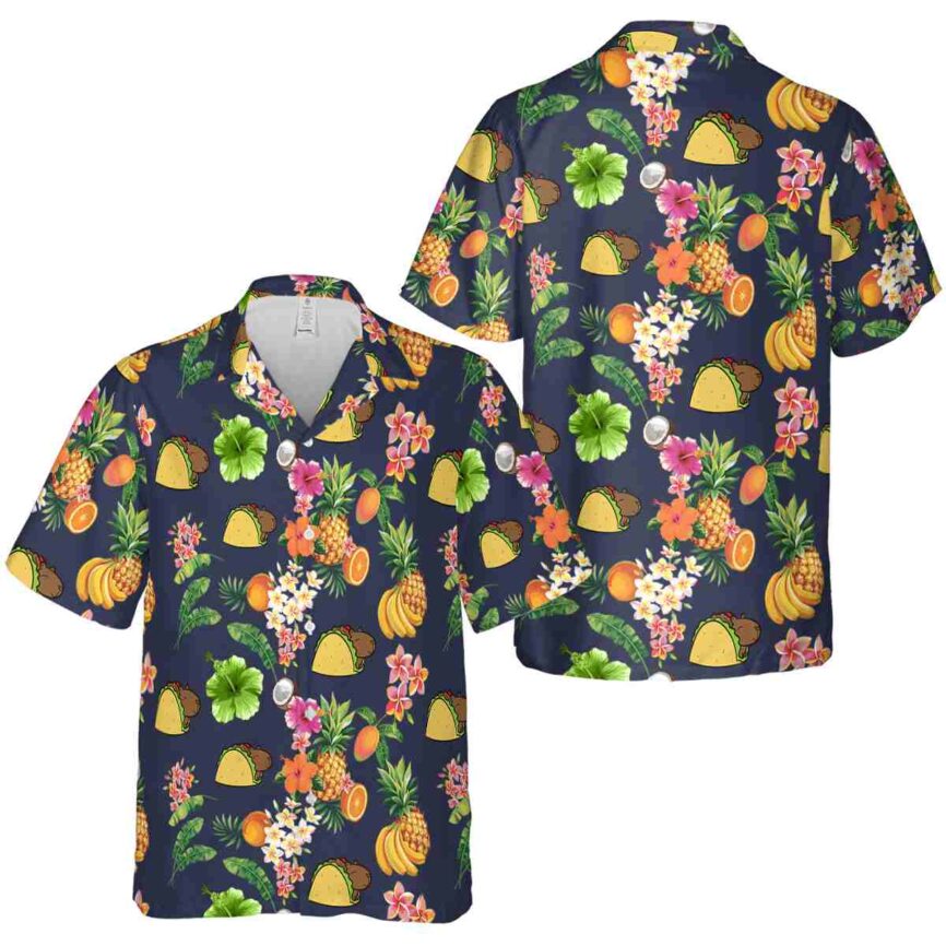 Capybara Fruit Pattern Hawaiian Shirt Premium grade