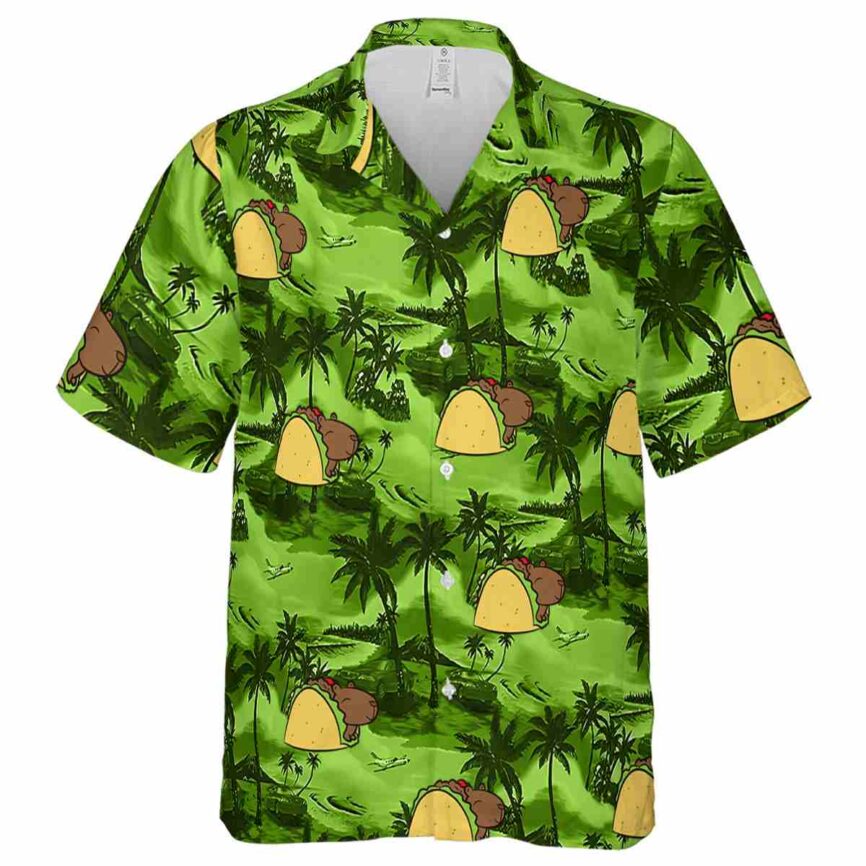 Capybara Island Beach Hawaiian Shirt Fashion forward