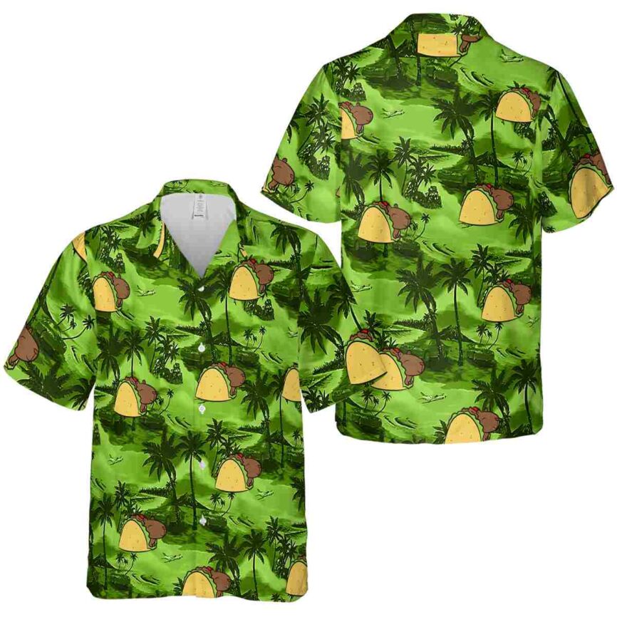 Capybara Island Beach Hawaiian Shirt Premium grade